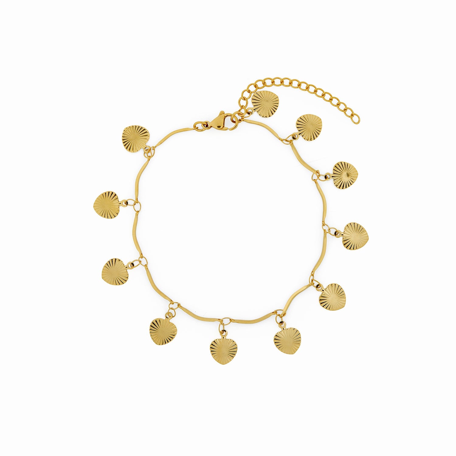Gold Shell Anklet