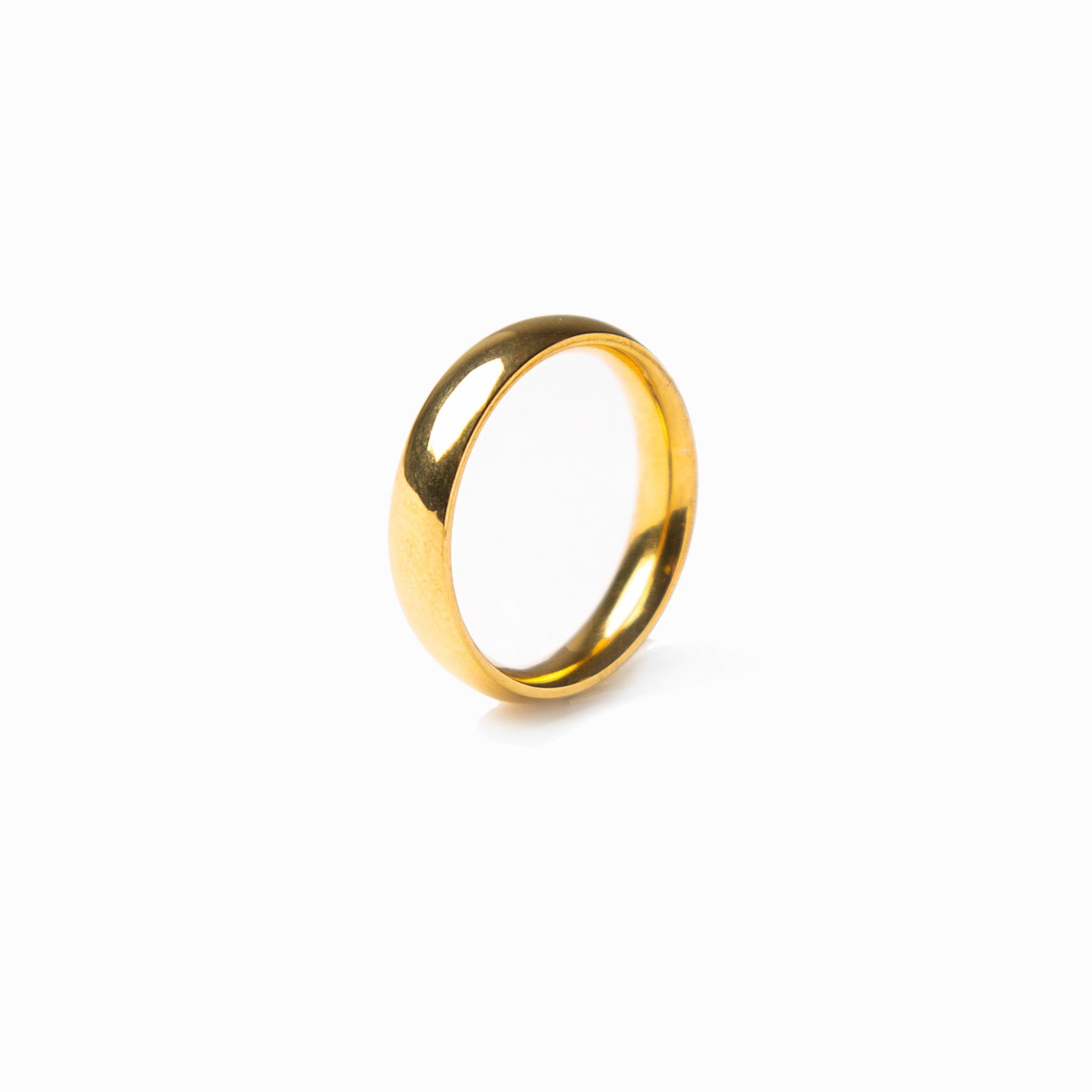 Gold Minimal Bold Ring