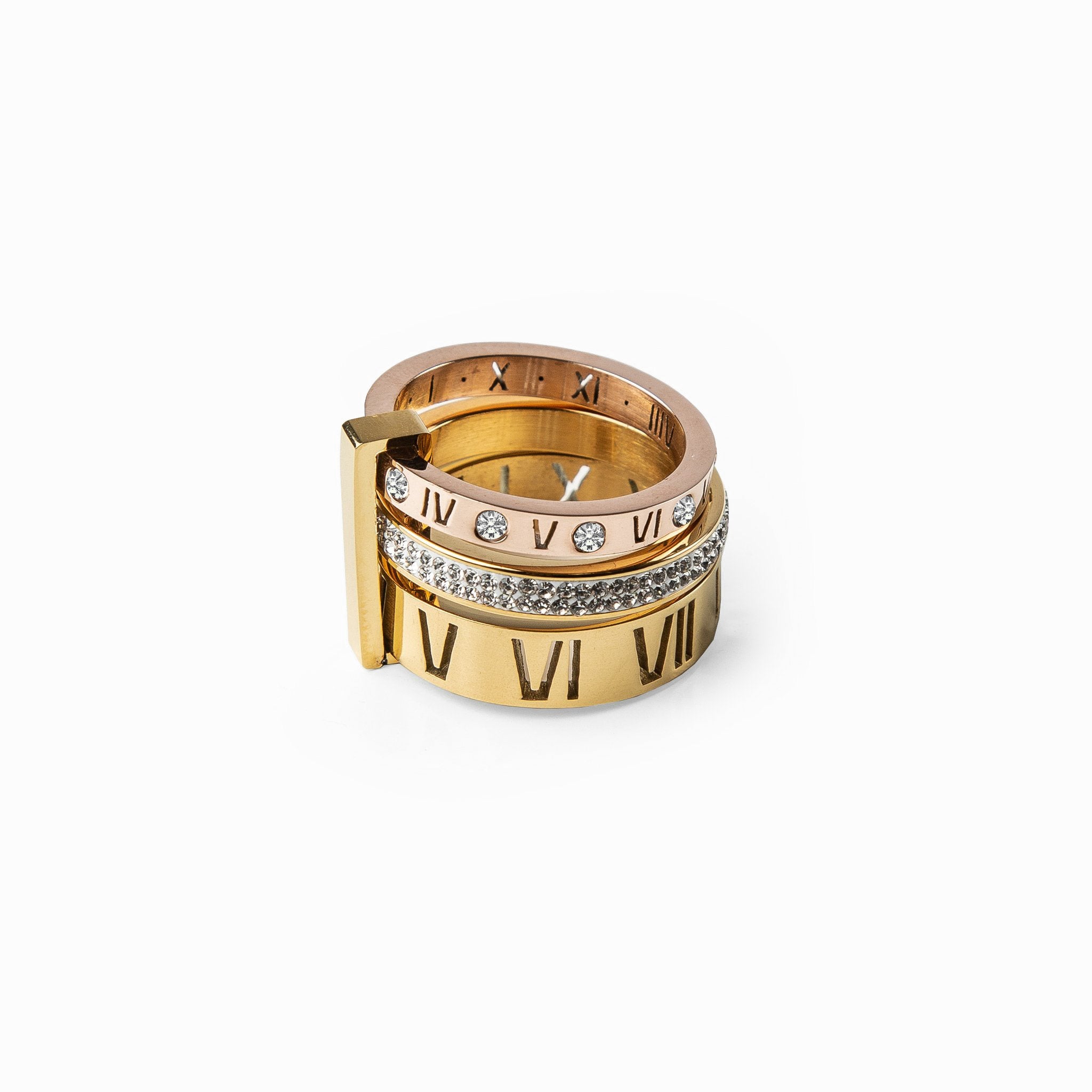 Triple Elegance Ring