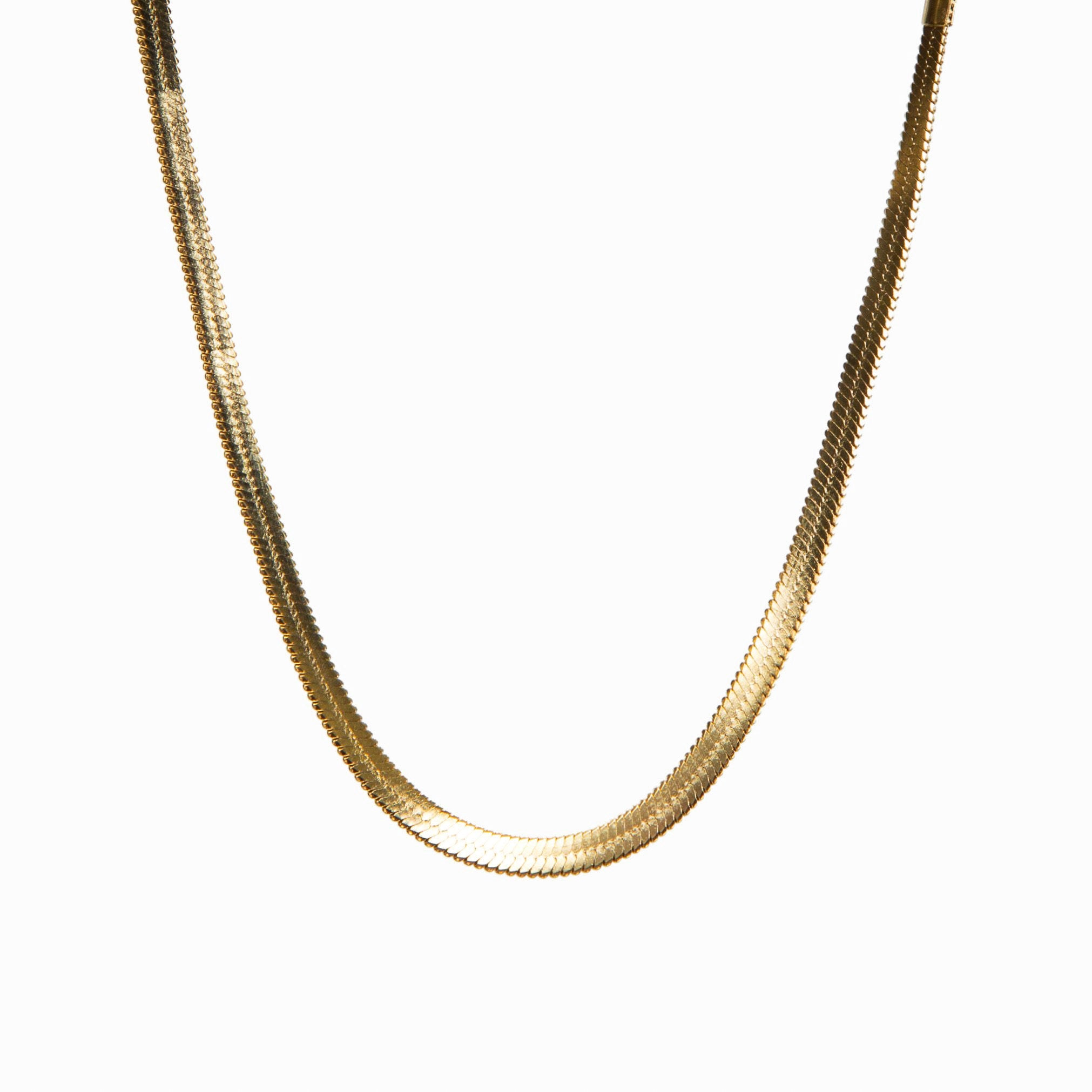 Gold Snake Chain Necklace